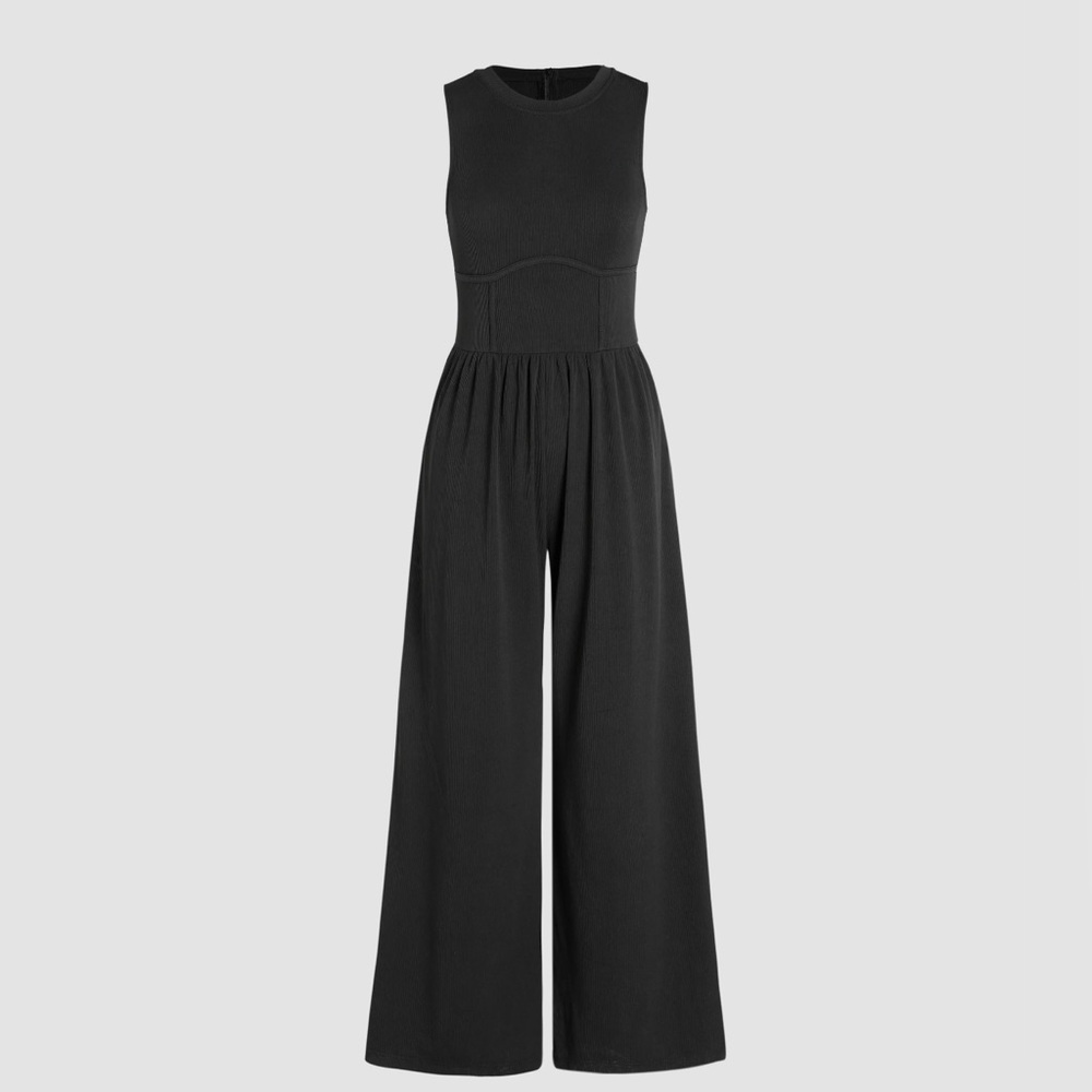 Cider Black Comfortable stretch jumpsuit